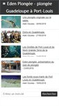 Mobile Screenshot of edenplongee.fr